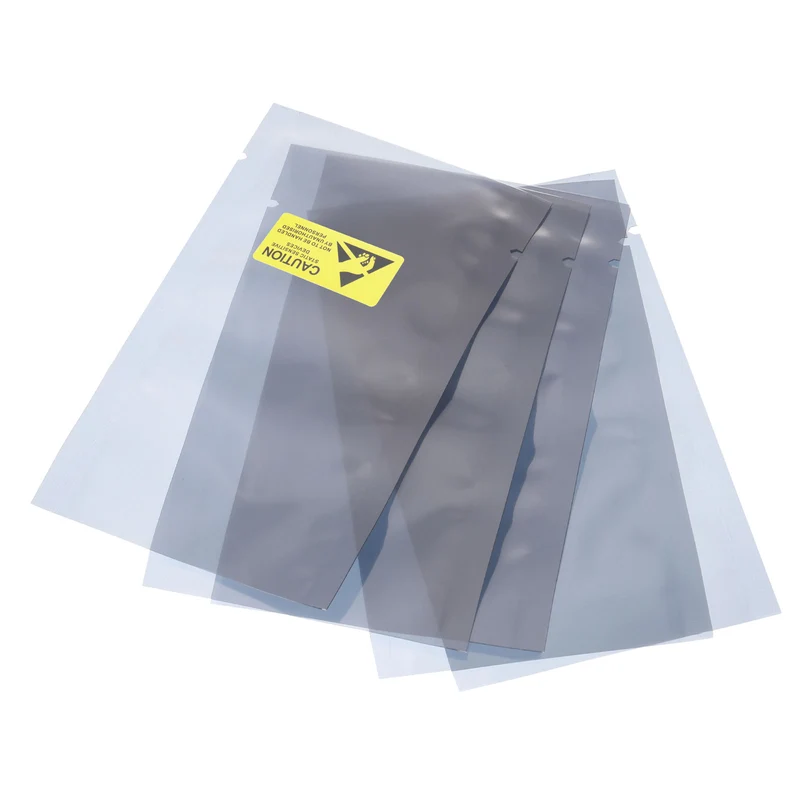 Anti Static Bags Shielding Bag 100pcs 3x4.7inch(8x12cm) Open Top with Labels