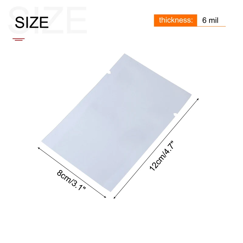 Anti Static Bags Shielding Bag 100pcs 3x4.7inch(8x12cm) Open Top with Labels
