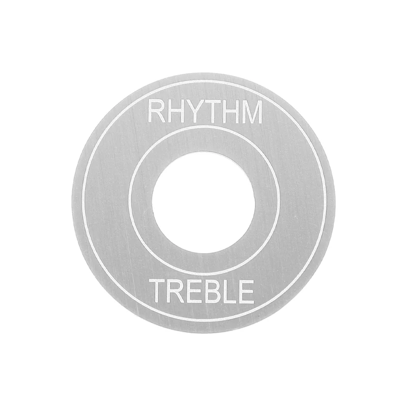 Guitar Toggle Switch Washer, Aluminum Plate for Electric Guitar Silver
