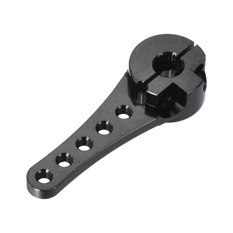3 Pcs Aluminum Servo Horn Long 25T Steering Arm 46mm Length Black