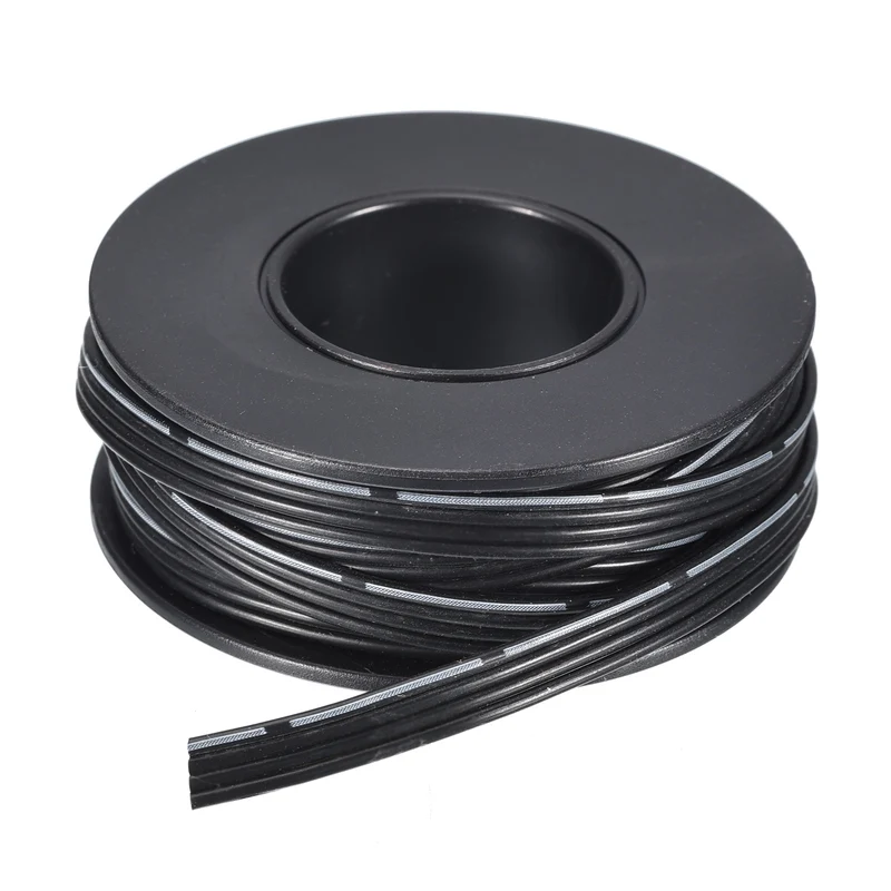 30AWG Ribbon Cable Silicone Wire 4Pin 30 Gauge Ribbon Wire Flat Silicone Cable 3.0m/10ft Black Stranded Tinned Copper Wire