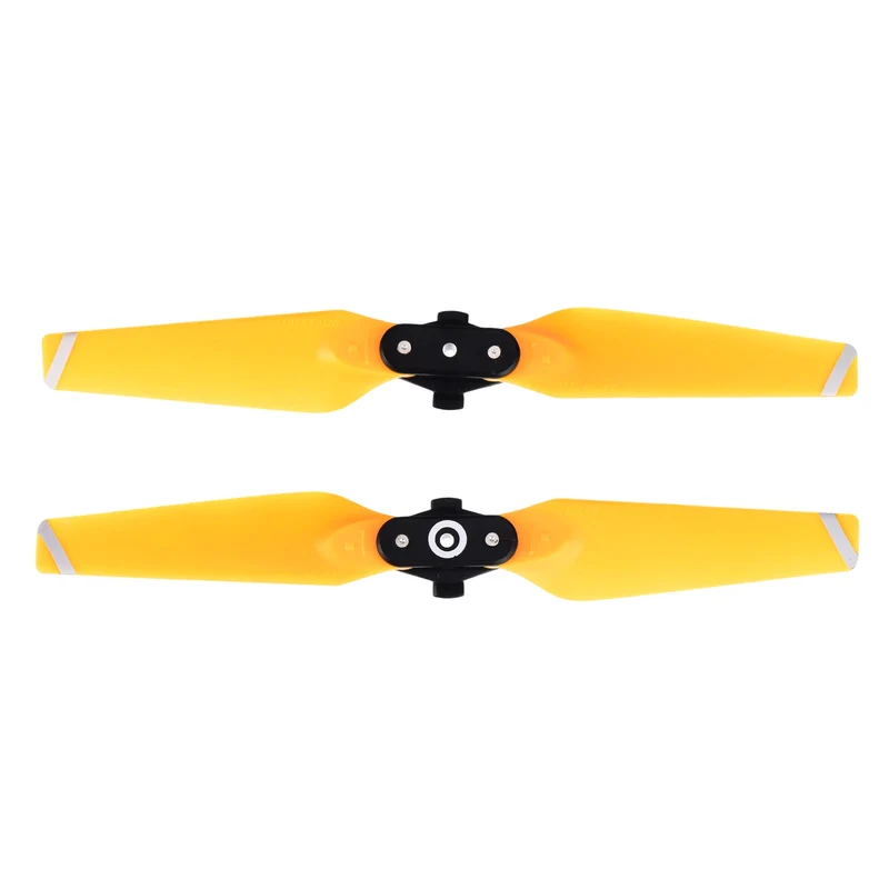 2Pcs 5 Inch Folding Propellers for Spark RC Quadcopter Yellow