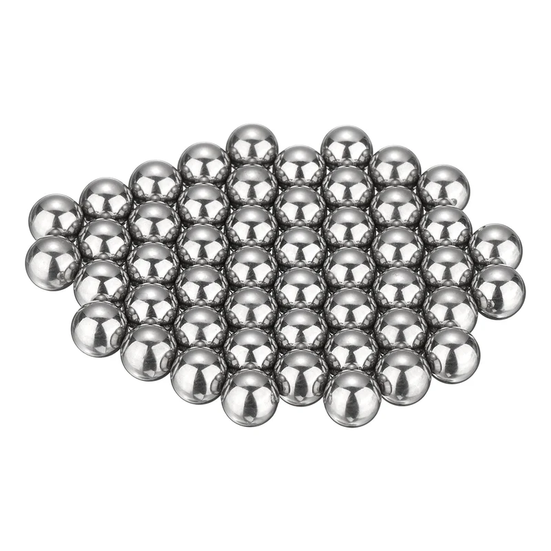 50-Pack Bearing Balls, 10mm 304 Stainless Steel G100 Metal Precision Balls