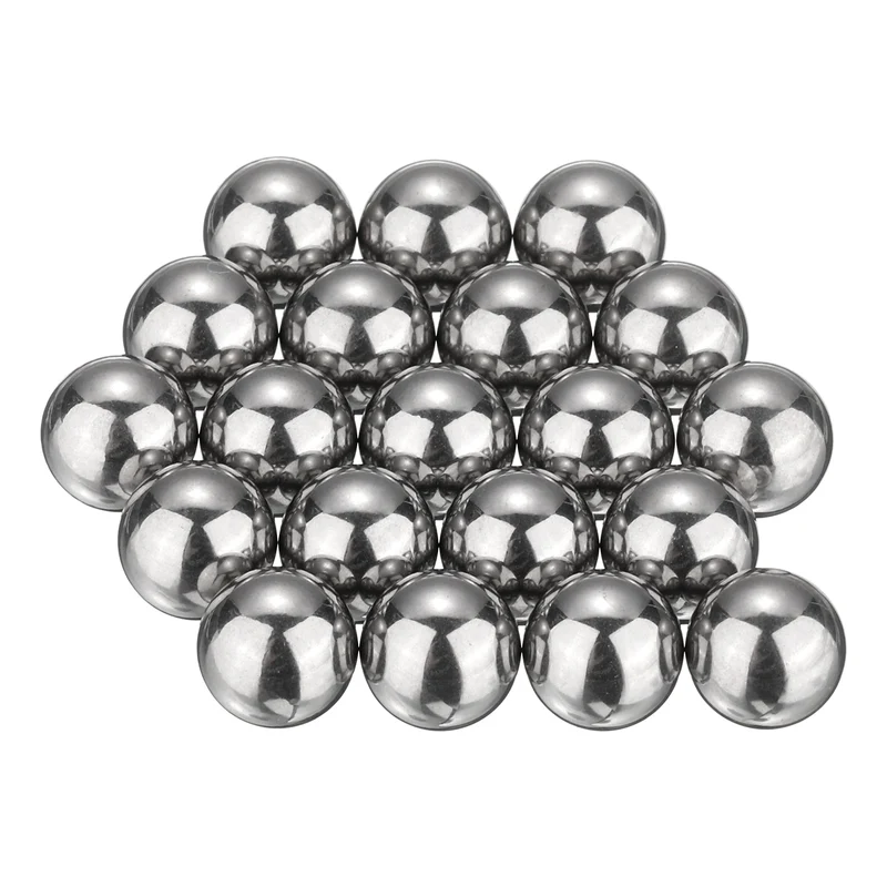 20-Pack Bearing Balls, 9mm 304 Stainless Steel G100 Metal Precision Balls