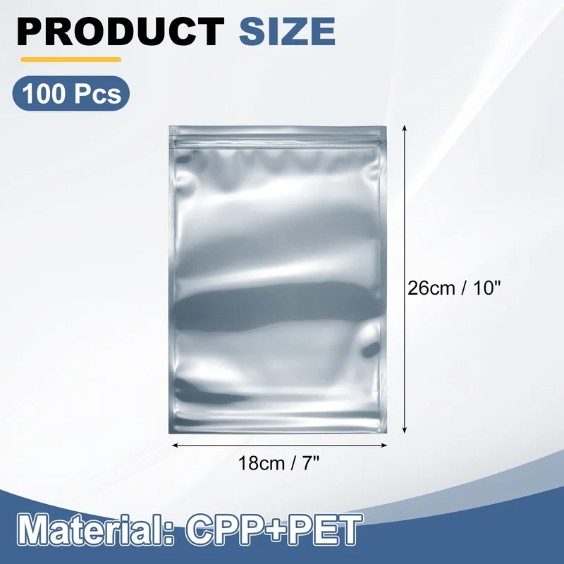 100Pcs Anti Static Bags 7 x 10 Inch Resealable ESD Shielding Bag