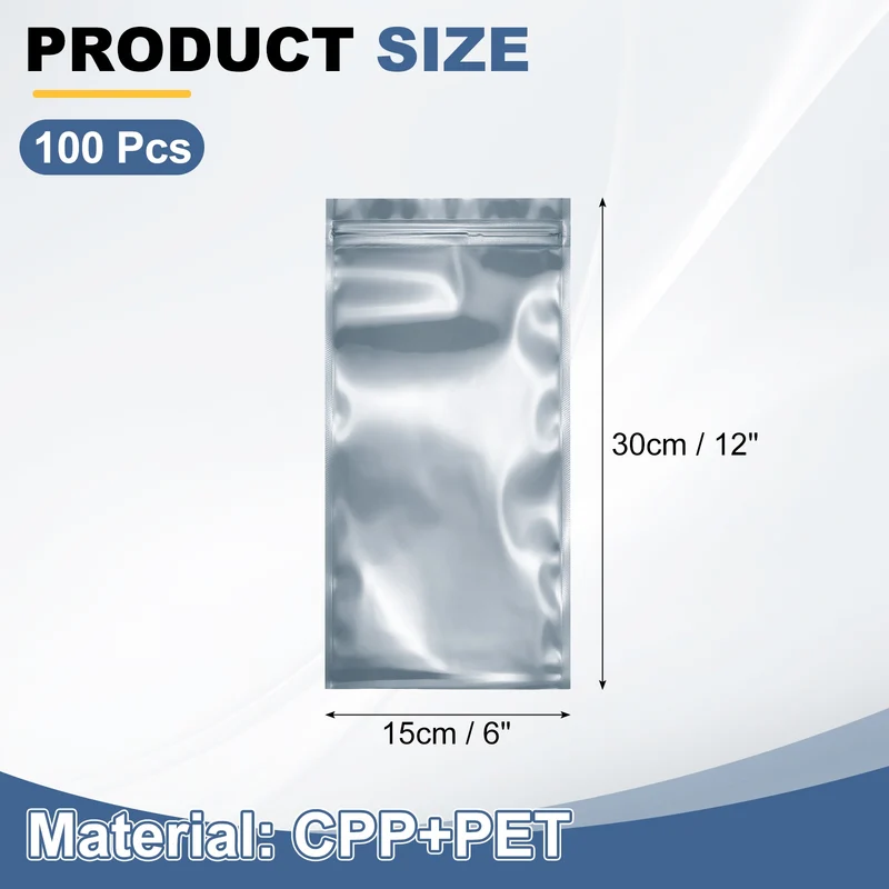 100Pcs Anti Static Bags 6 x 12 Inch Resealable ESD Shielding Bag