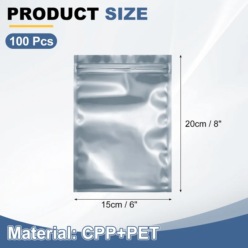 100Pcs Anti Static Bags 6 x 8 Inch Resealable ESD Shielding Bag