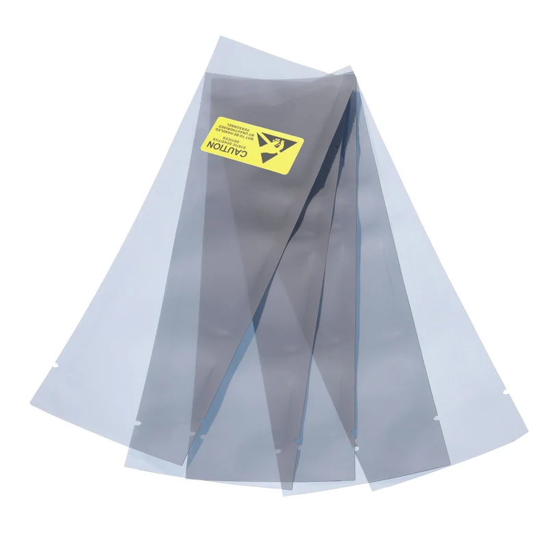 Anti Static Bags Shielding Bag 100pcs 2.4x7inch(6x18cm) Open Top with Labels