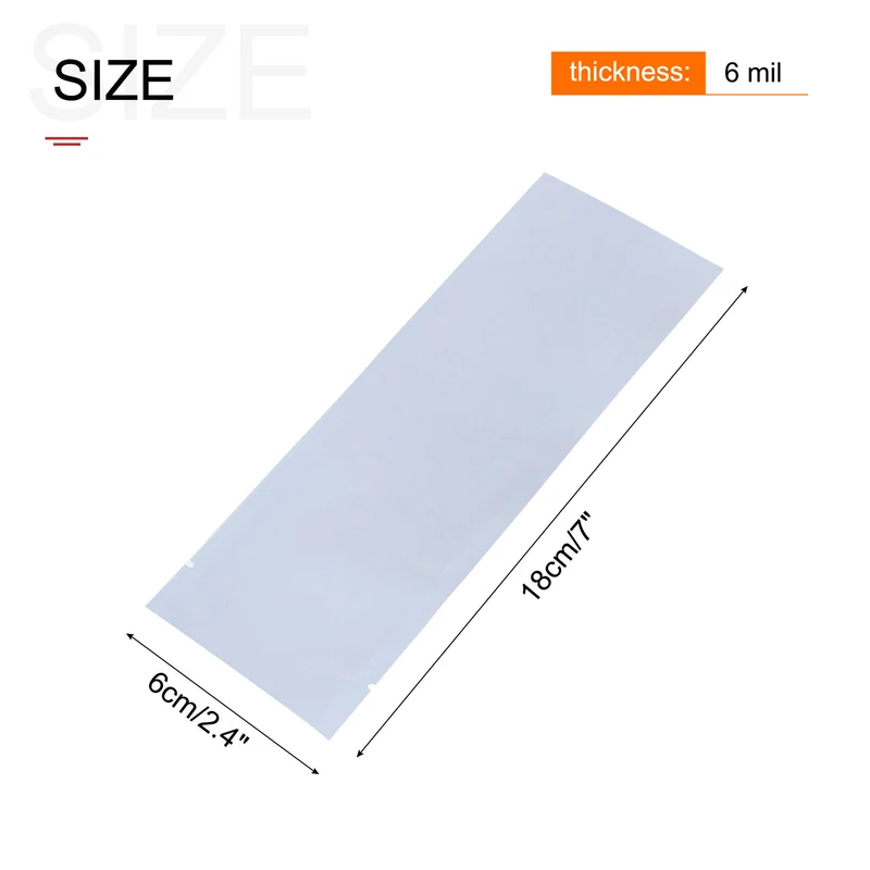 Anti Static Bags Shielding Bag 100pcs 2.4x7inch(6x18cm) Open Top with Labels