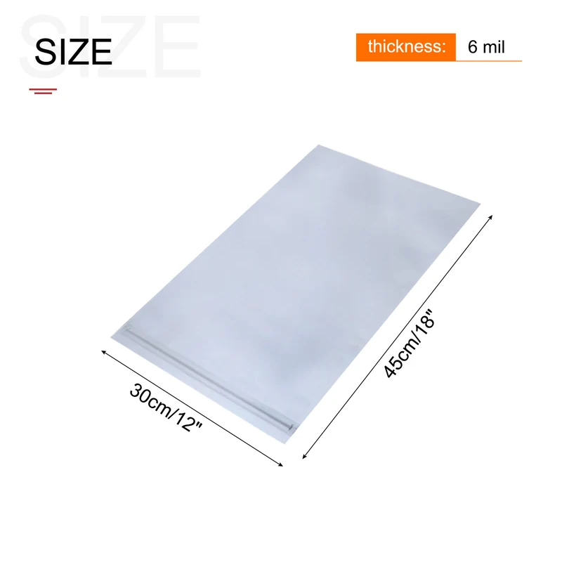 Anti Static Bag Shielding Bag 10pcs 11.8x17.7"(30x45cm) Resealable with Label