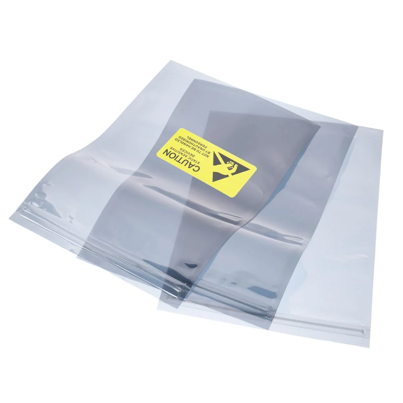 Anti Static Bag Shielding Bag 50pcs 6.7x9.8inch(17x25cm) Resealable with Labels