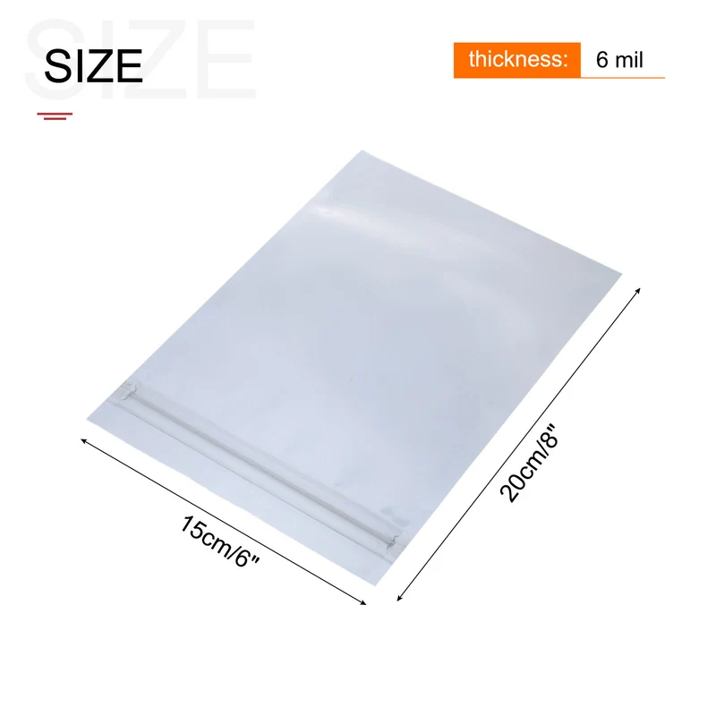 Anti Static Bag Shielding Bag 50pcs 6x8inch(15x20cm) Resealable with Labels