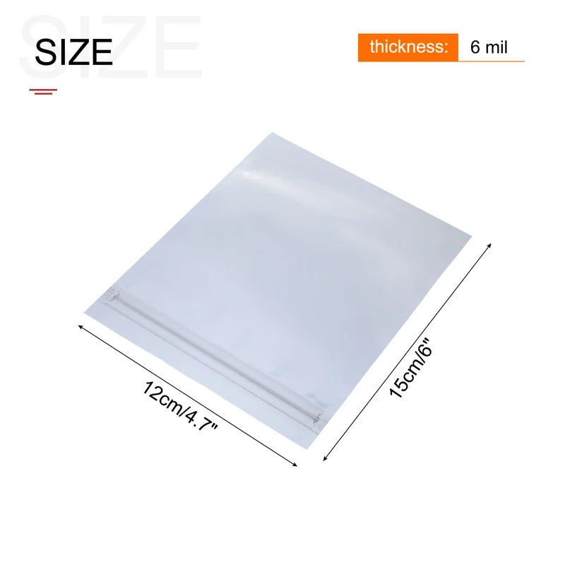 Anti Static Bag Shielding Bag 50pcs 4.7x6inch(12x15cm) Resealable with Labels