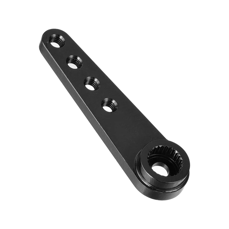 3 Pcs Aluminum Servo Horn Long 25T Steering Arm 37mm Length Black