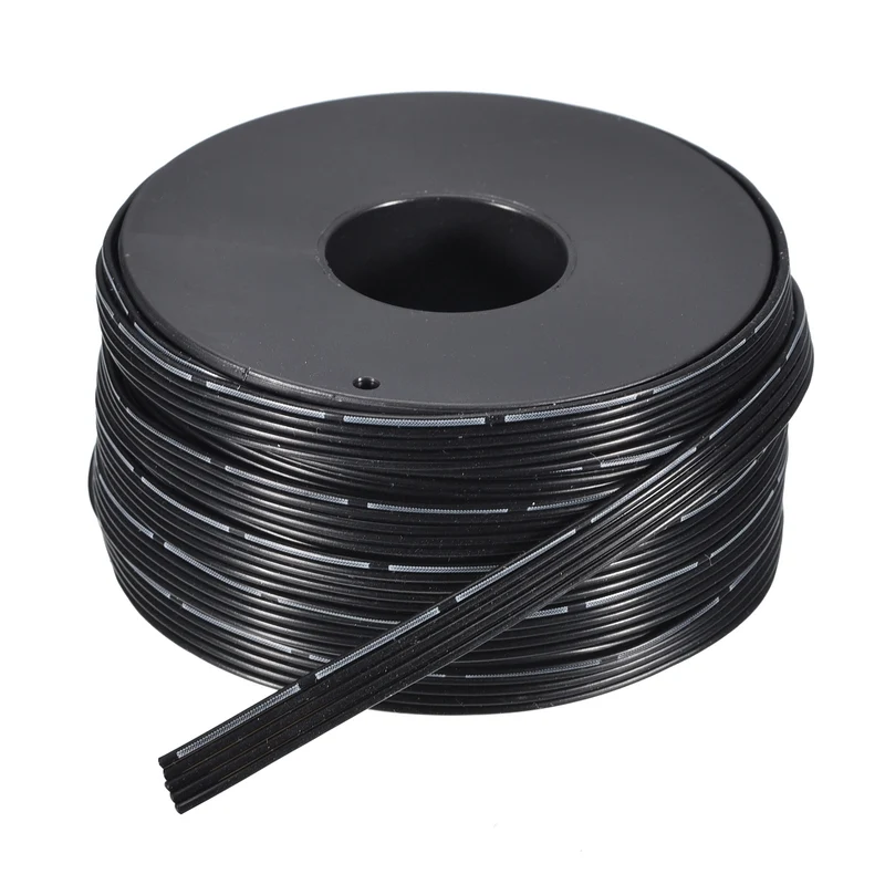 28AWG Ribbon Cable Silicone Wire 5Pin 28 Gauge Ribbon Wire Flat Silicone Cable 15m/50ft Black Stranded Tinned Copper Wire