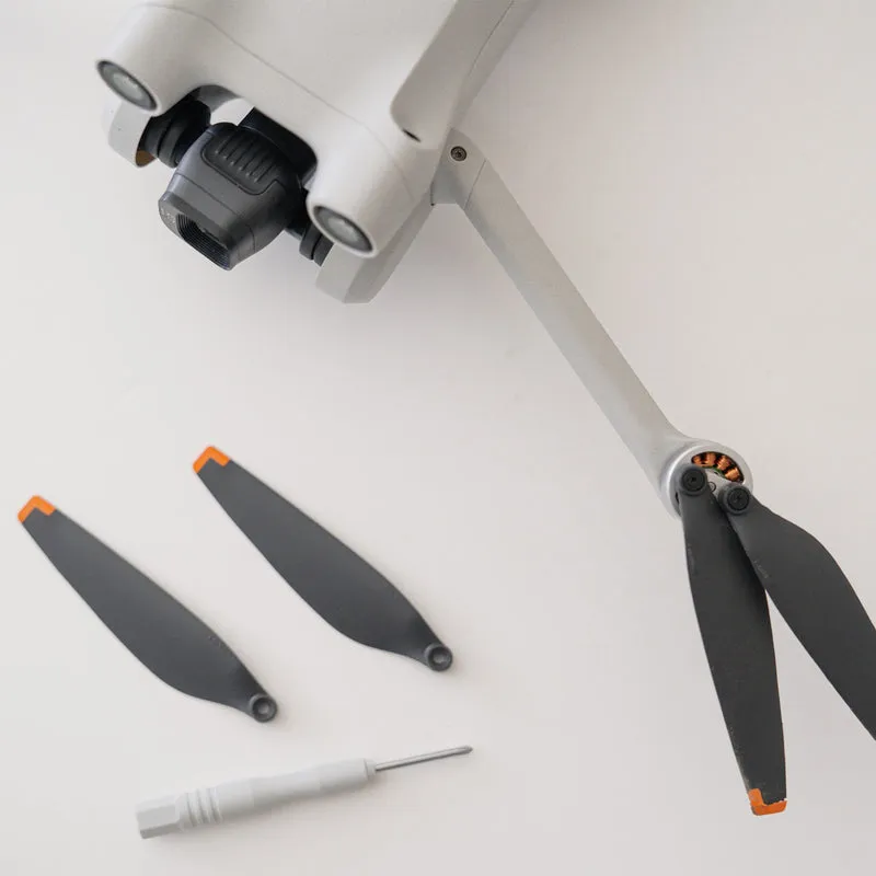 Mini 1 RC Propellers Blades Props White Red with Screwdriver/Screw, Quick-Release, Low-Noise Propeller for Mini 1 Drone, Quadcopter, Pack of 8