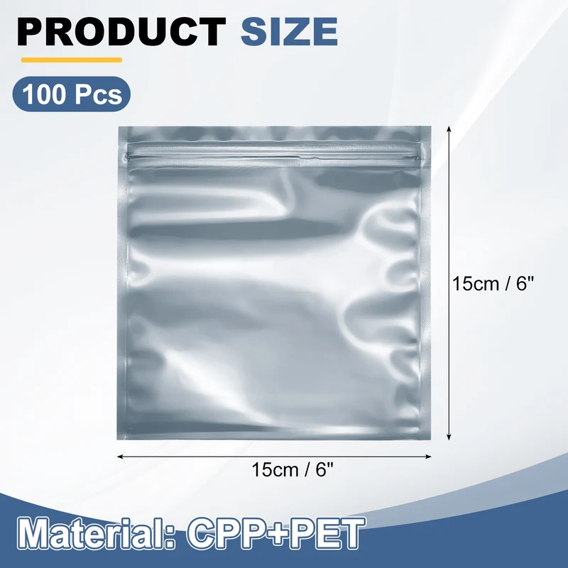 100Pcs Anti Static Bags 6 x 6 Inch Resealable ESD Shielding Bag