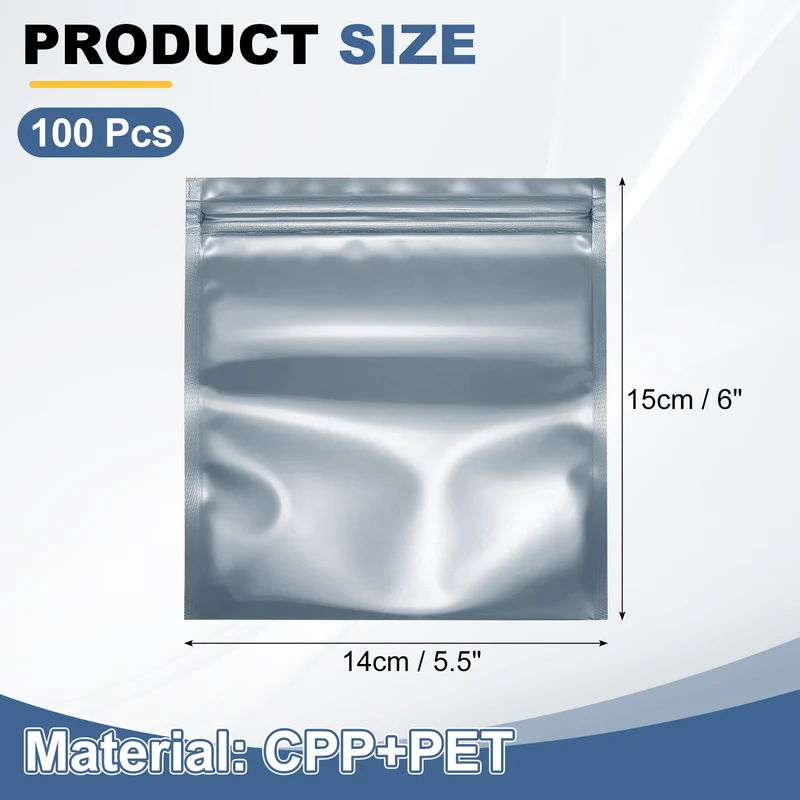100Pcs Anti Static Bags 5.5 x 6 Inch Resealable ESD Shielding Bag