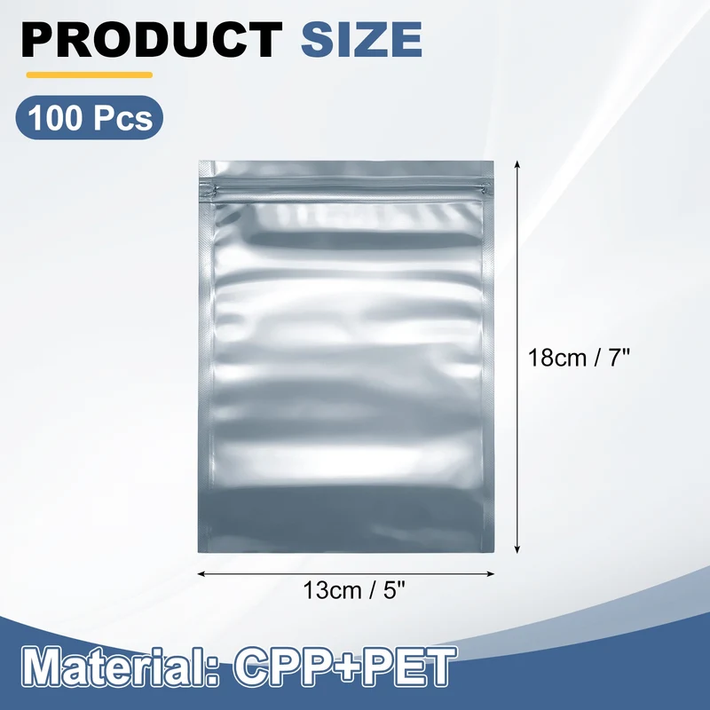 100Pcs Anti Static Bags 5 x 7 Inch Resealable ESD Shielding Bag