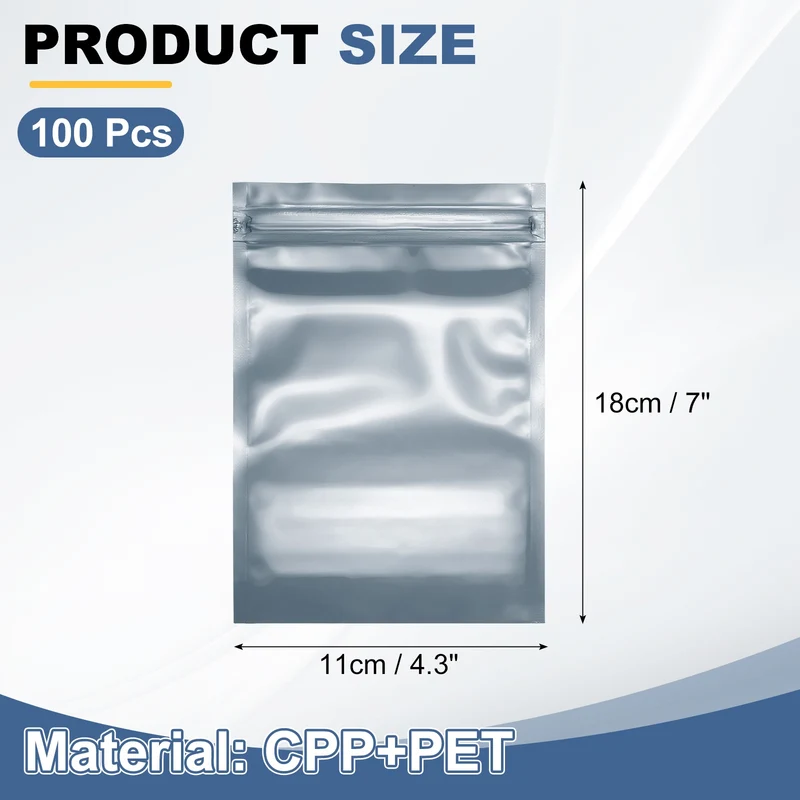 100Pcs Anti Static Bags 4.3 x 7 Inch Resealable ESD Shielding Bag
