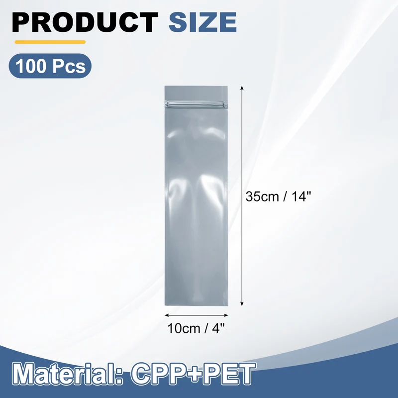 100Pcs Anti Static Bags 4 x 14 Inch Resealable ESD Shielding Bag