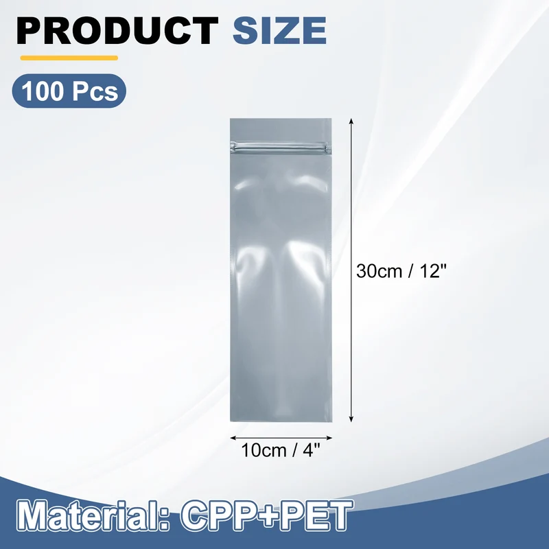 100Pcs Anti Static Bags 4 x 12 Inch Resealable ESD Shielding Bag