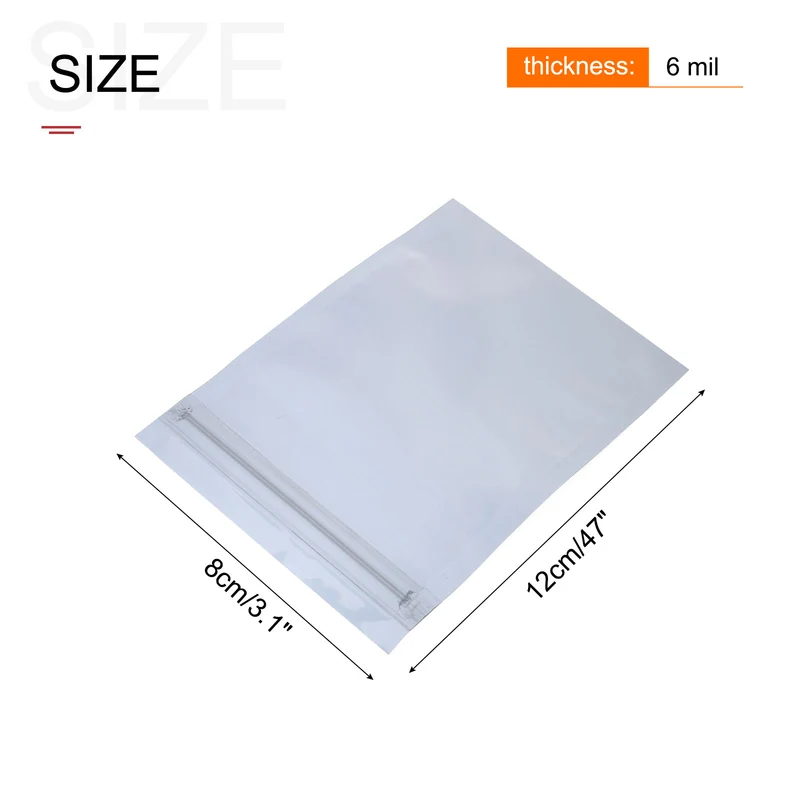 Anti Static Bag Shielding Bag 50pcs 3x4.7inch(8x12cm) Resealable with Labels