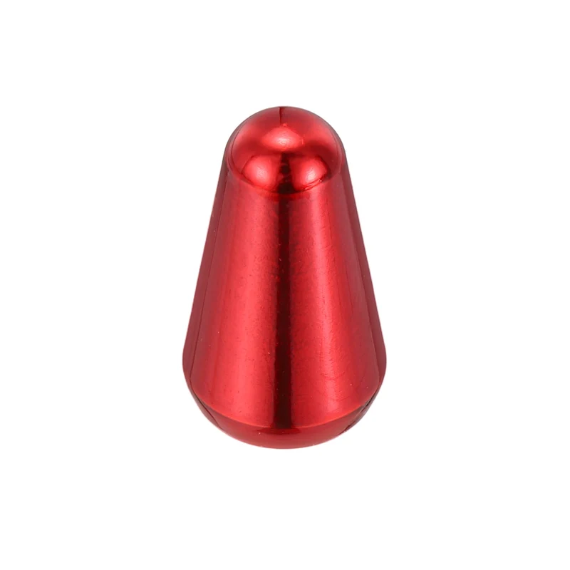 Guitar Toggle Switch Tip 3/5 Way Brass Cross Slot Red