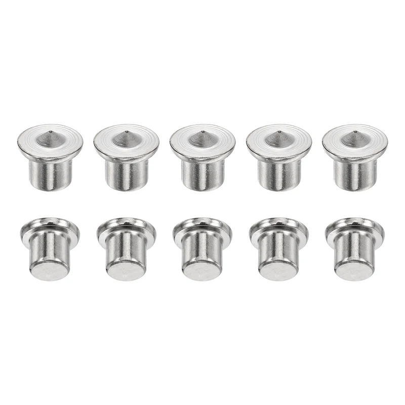 10Pcs Solid Dowel and Tenon Center Transfer Plugs, 10mm Doweling Centering Pin