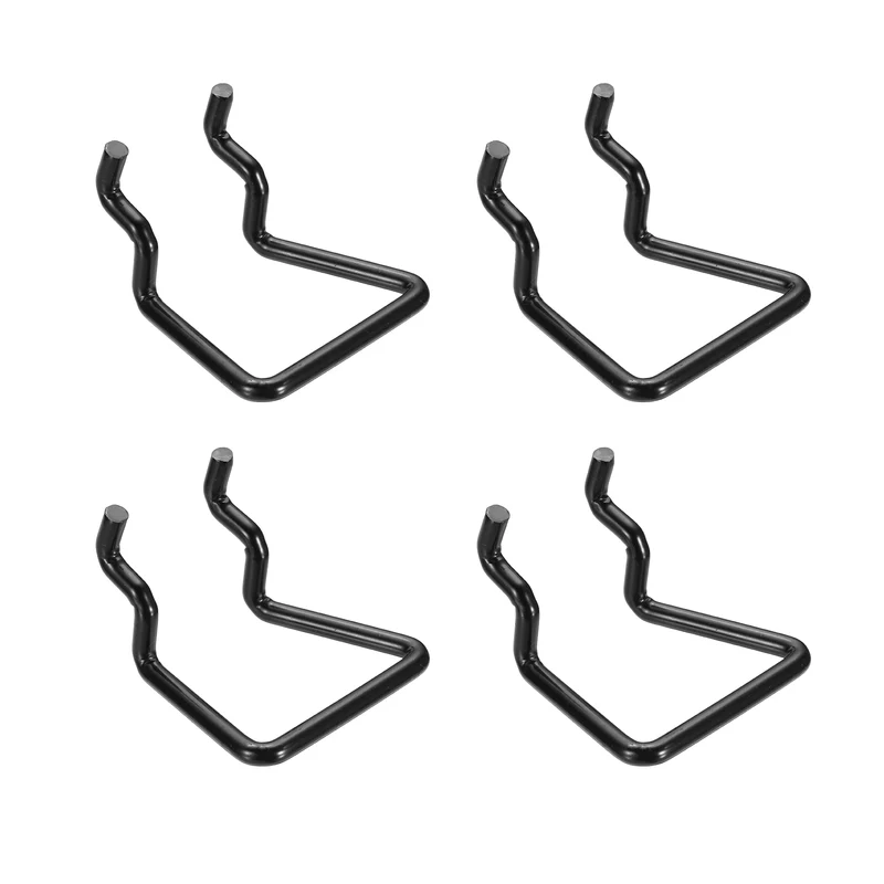 4Pcs Metal Pegboard Plier Holders 28mm/1.1" Utility Holder, Black