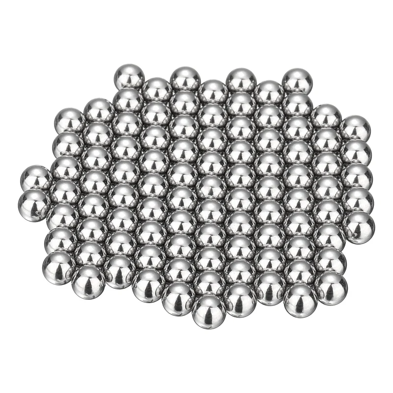 100-Pack Bearing Balls, 4.5mm 304 Stainless Steel G100 Metal Precision Balls