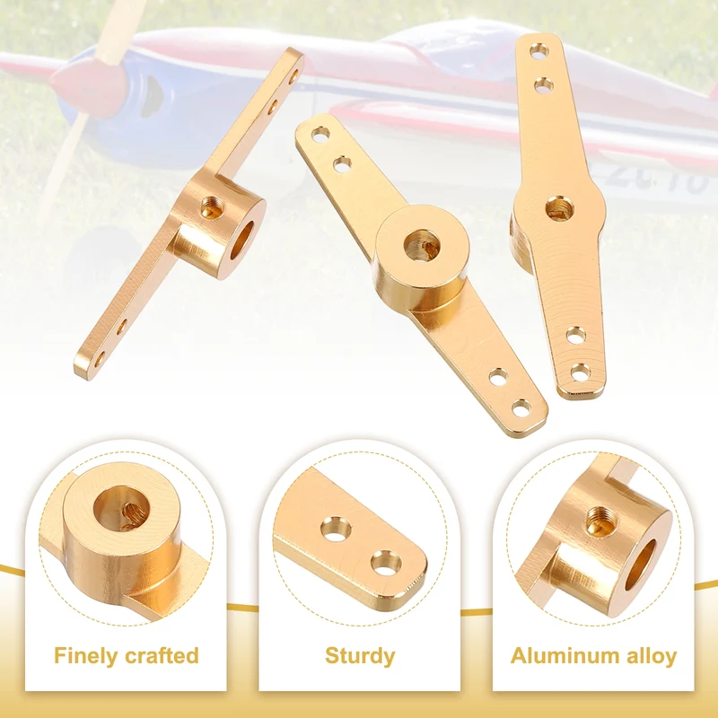 Steering Servo Arm Double Aluminum Steering Arm Servo Horn -5mm for RC Model Car