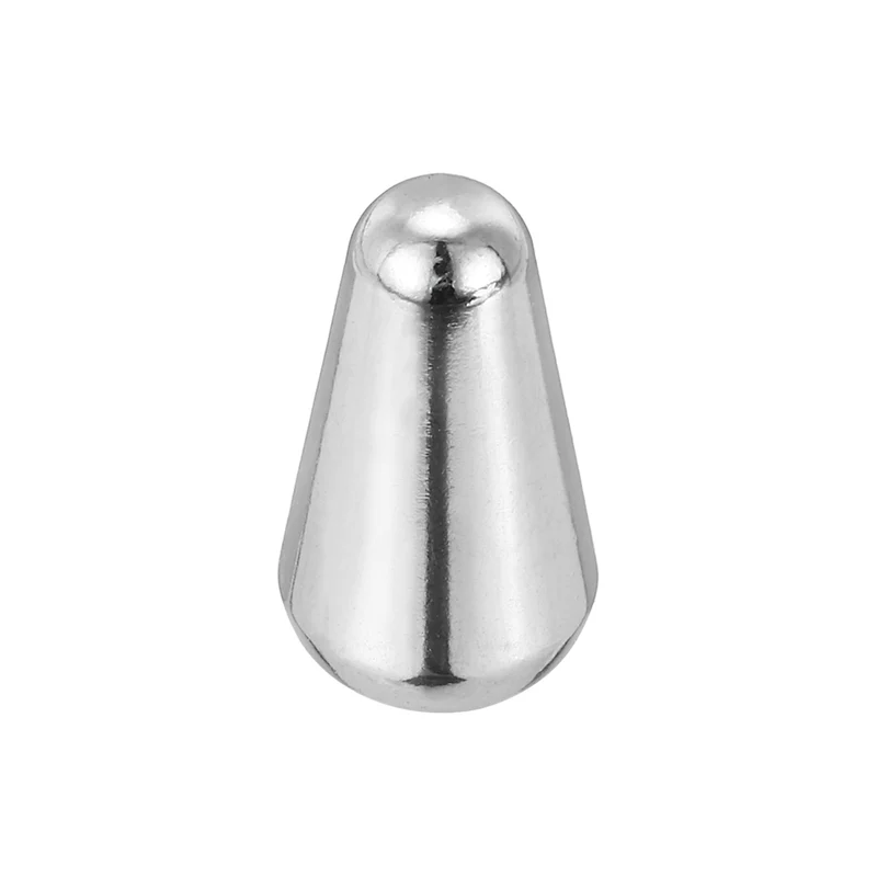 Guitar Toggle Switch Tip 3/5 Way Brass Cross Slot Silver