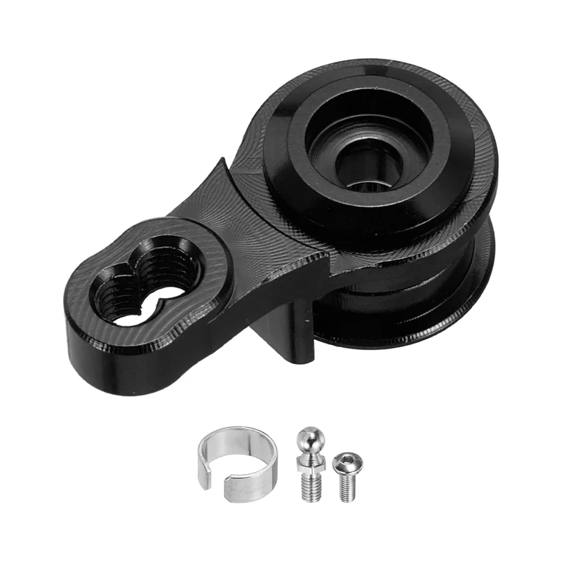 1pcs Aluminum Servo Horn Steering Servo Arm Horn Black for TRX Car