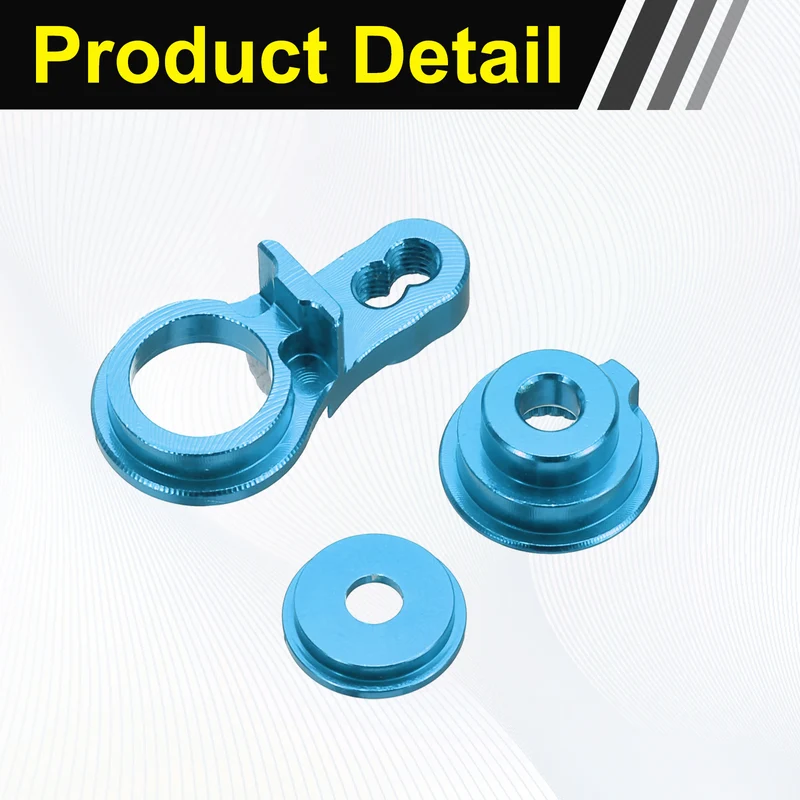 1pcs Aluminum Servo Horn Steering Servo Arm Horn Pale Blue for TRX Car