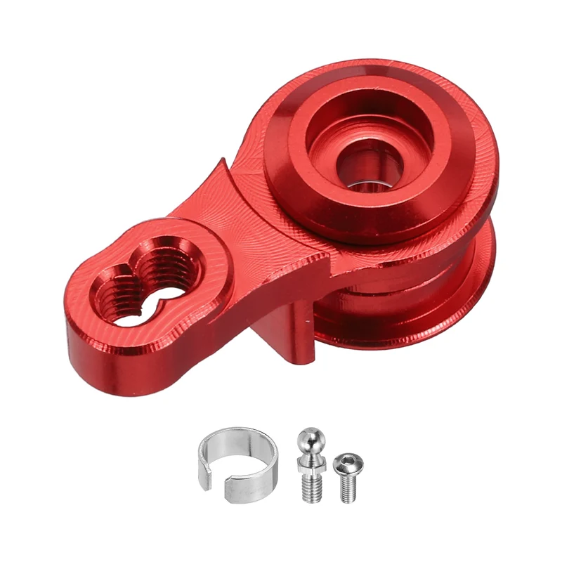 1pcs Aluminum Servo Horn Steering Servo Arm Horn Red for TRX Car