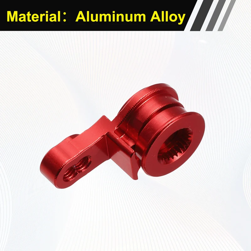 1pcs Aluminum Servo Horn Steering Servo Arm Horn Red for TRX Car