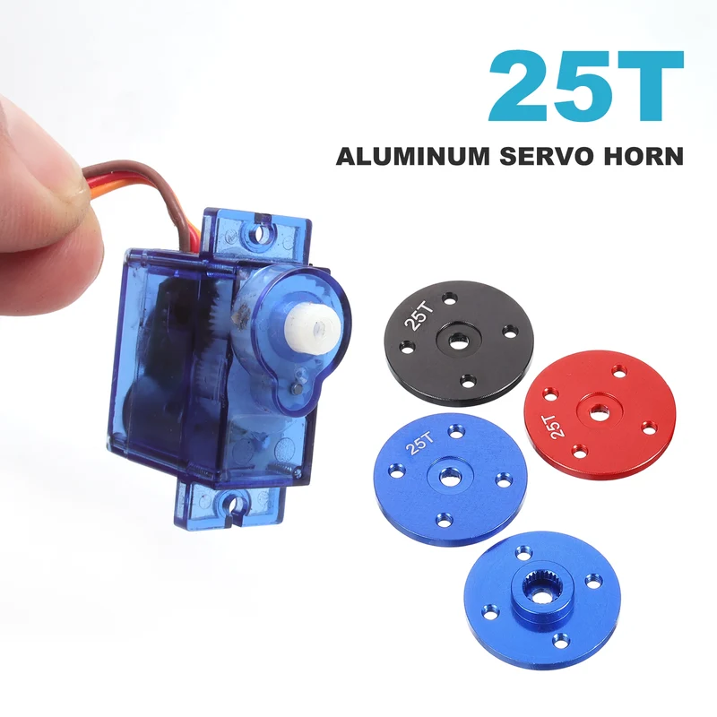 25T Servo Horn Arm Round 25T Round Type Servo Horn Robot Arm Metal Aluminum