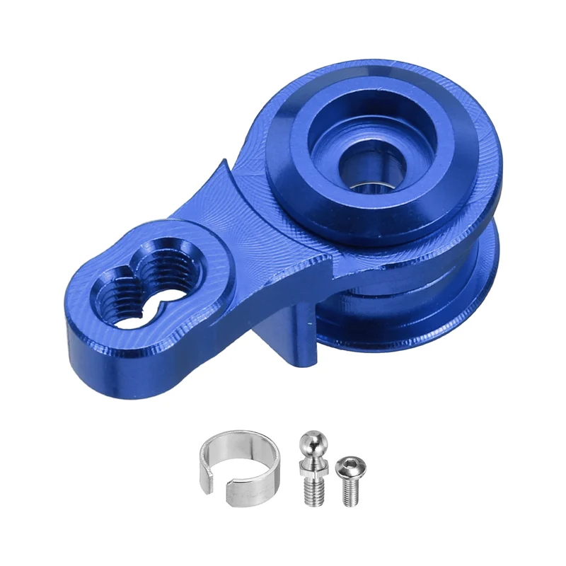 1pcs Aluminum Servo Horn Steering Servo Arm Horn Dark Blue for TRX Car
