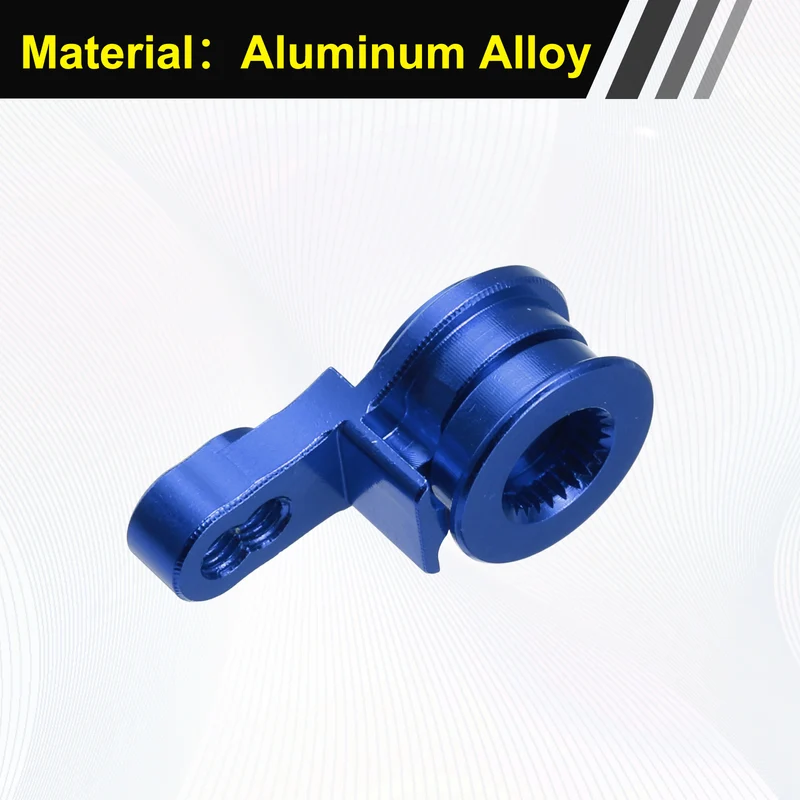 1pcs Aluminum Servo Horn Steering Servo Arm Horn Dark Blue for TRX Car