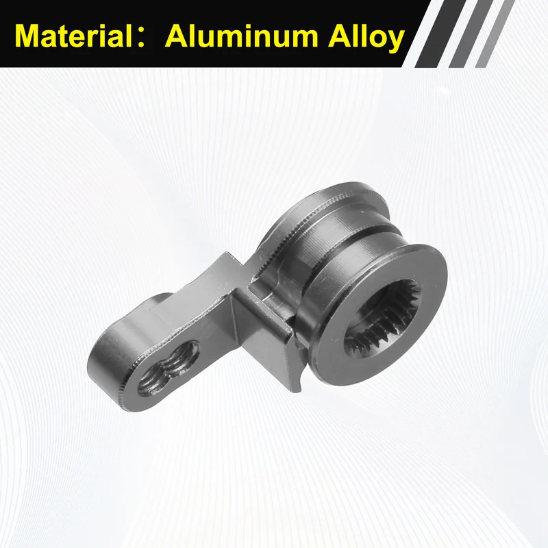 1pcs Aluminum Servo Horn Steering Servo Arm Horn Titanium for TRX Car