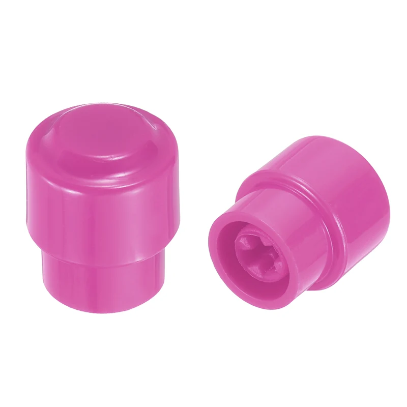 2Pcs Guitar 3/5 Way Pickup Switch Tip Plastic Cross-Slot Knob Tip, Purple