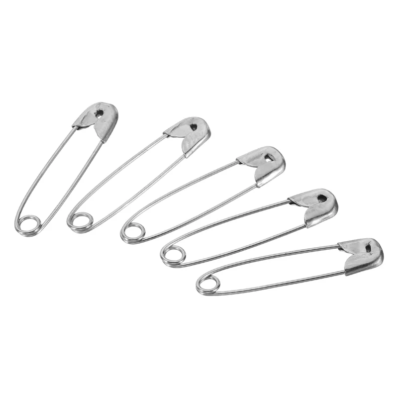 Safety Pins 0.87 Inch Nickle Plated Small Sewing Pins Silver Tone 400Pcs