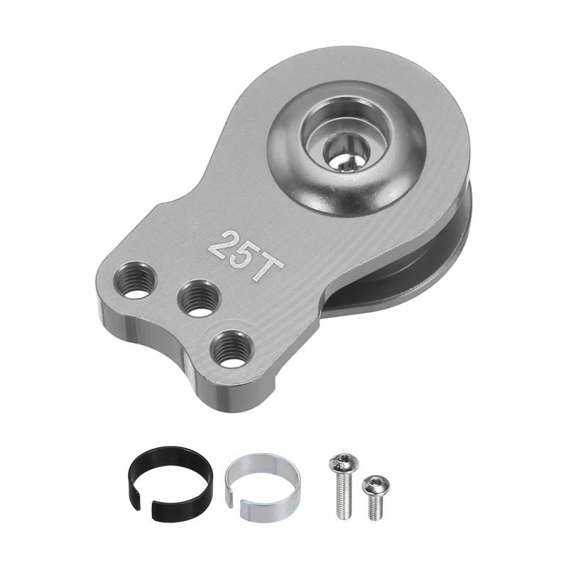1pcs 25T 3Hole Adjustable Aluminum Arm Servo Horn Titanium for Car