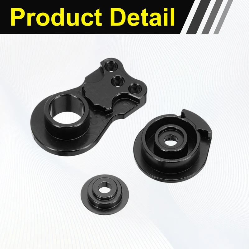 1pcs 25T 3Hole Adjustable Aluminum Arm Servo Horn Black for Car