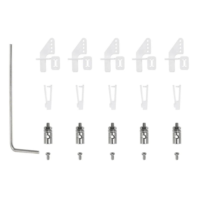 16Pcs 1.2x200mmZ Push Rods Parts Nylon Control Horns for RC Airplane Plane