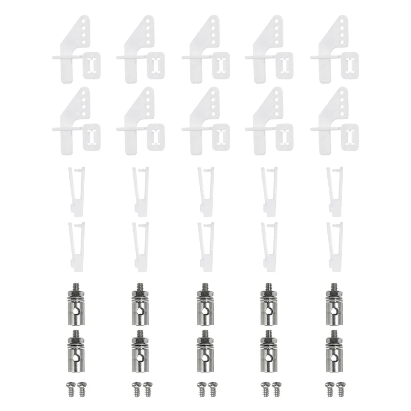 30pcs 1.5x200mmZ Push Rods Parts Nylon Control Horns for RC Airplane Plane