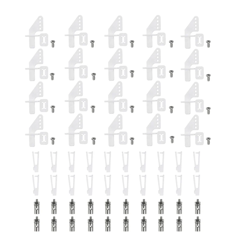 60pcs 1.2x200mmZ Push Rods Parts Nylon Control Horns for RC Airplane Plane