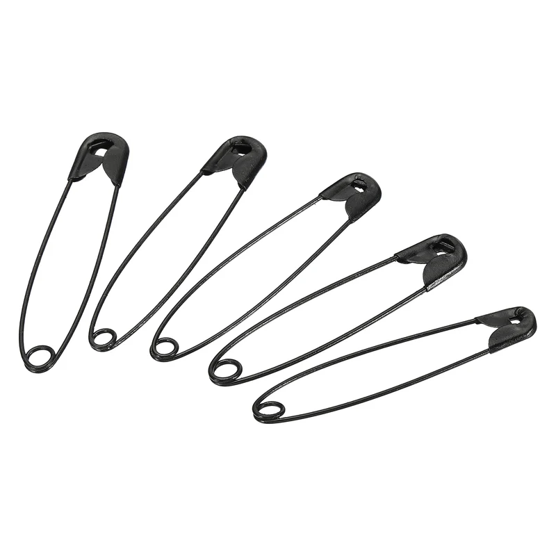Safety Pins 2.13 Inch Nickle Plated Small Sewing Pins Black 432Pcs