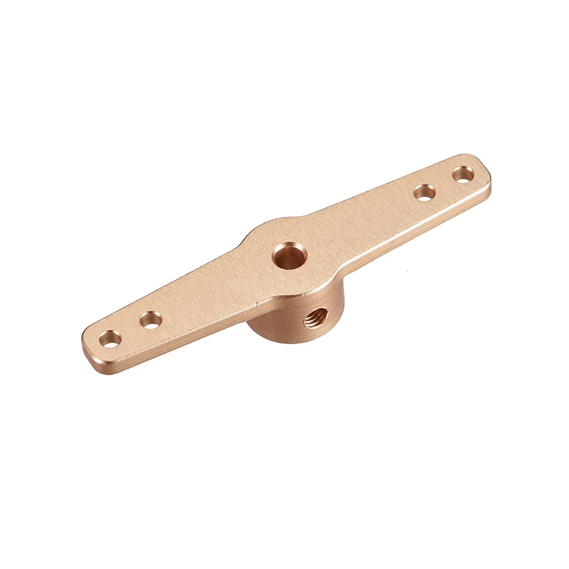 Aluminum Alloy Steering Servo Arm Horn 3.1mm Gold Tone for RC Model